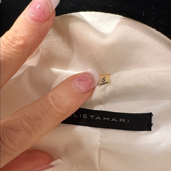 ELIE TAHARI CREAM AMAZING SWING JACKET SIZE S/P - Picture 8 of 16